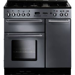 Rangemaster Toledo 90 Natural Gas with FSD - 73560 Range Cooker in Silver